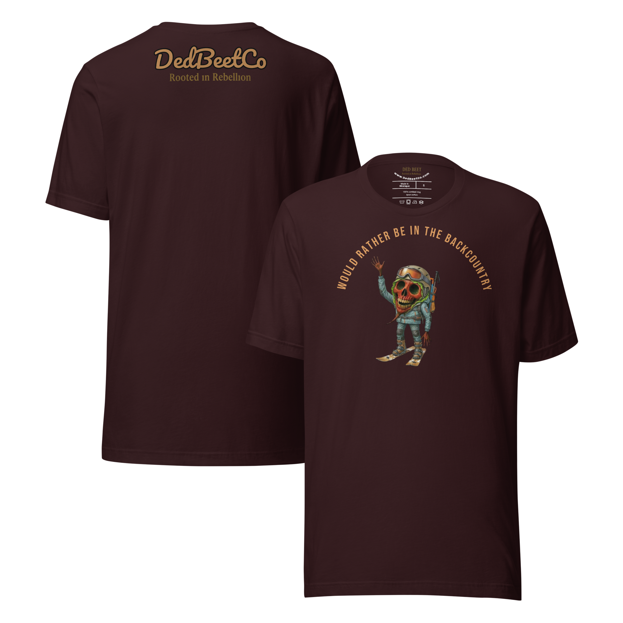 unisex-staple-t-shirt-oxblood-black-front-and-back-69f0bd50b230f.png