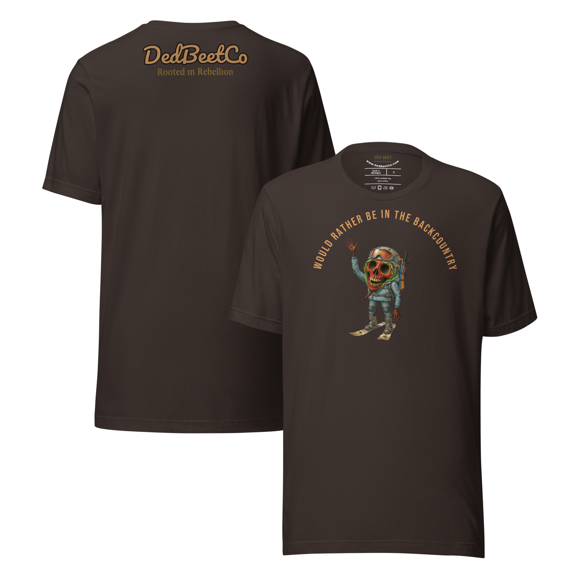 unisex-staple-t-shirt-brown-front-and-back-69f0bd50cf237.png