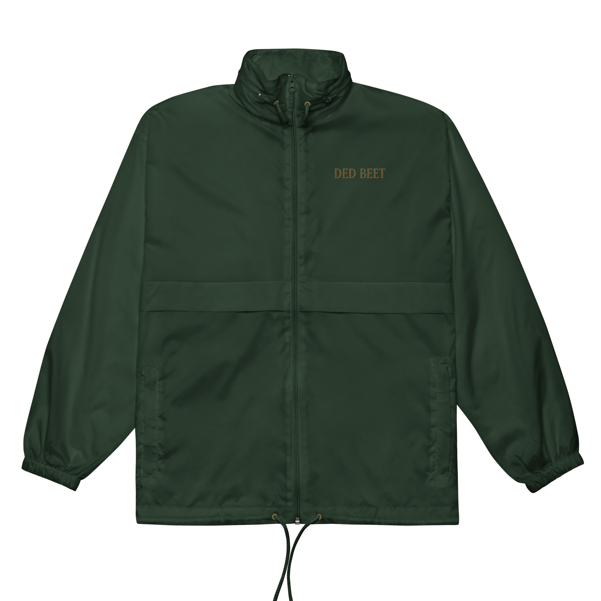 unisex-basic-windbreaker-forest-green-front-6a177c15ec872.png