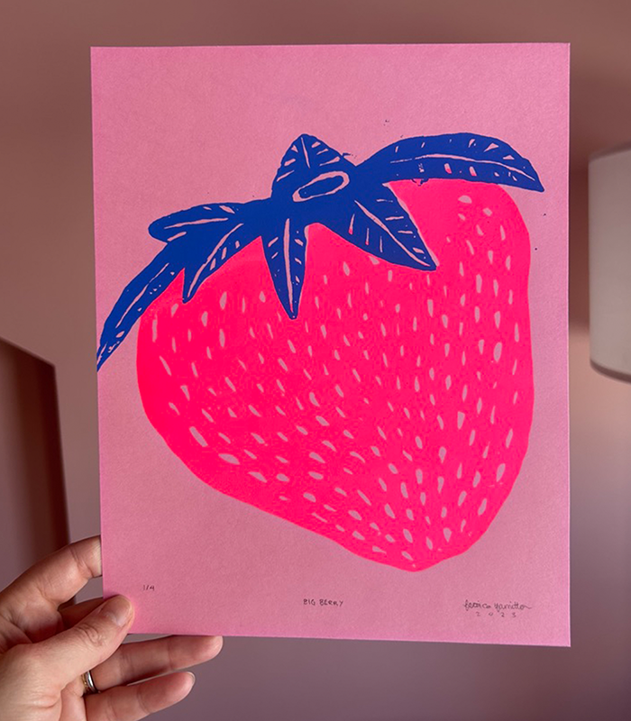 Big Berry on pink