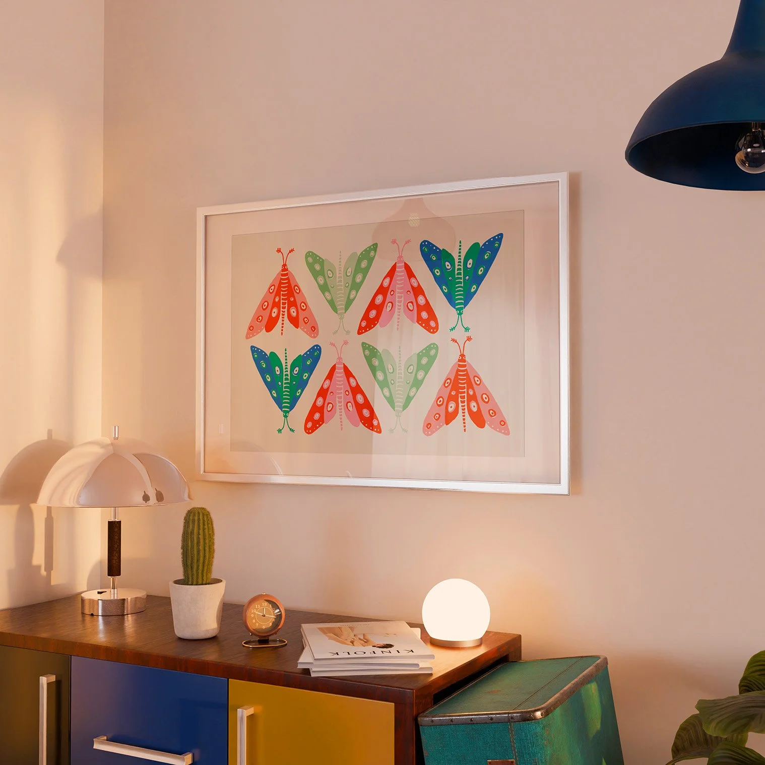 Colorful Frame Mockup Retro Sideboard w_ Sunset@0.33x.jpg