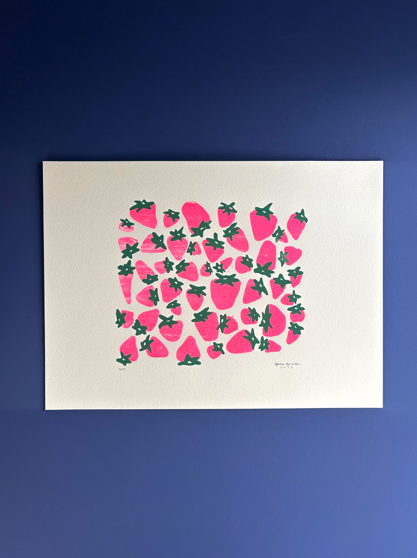 Neon pink untitled berries