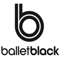 Ballet Black logo with stylized lowercase 'b' and text 'balletblack' underneath