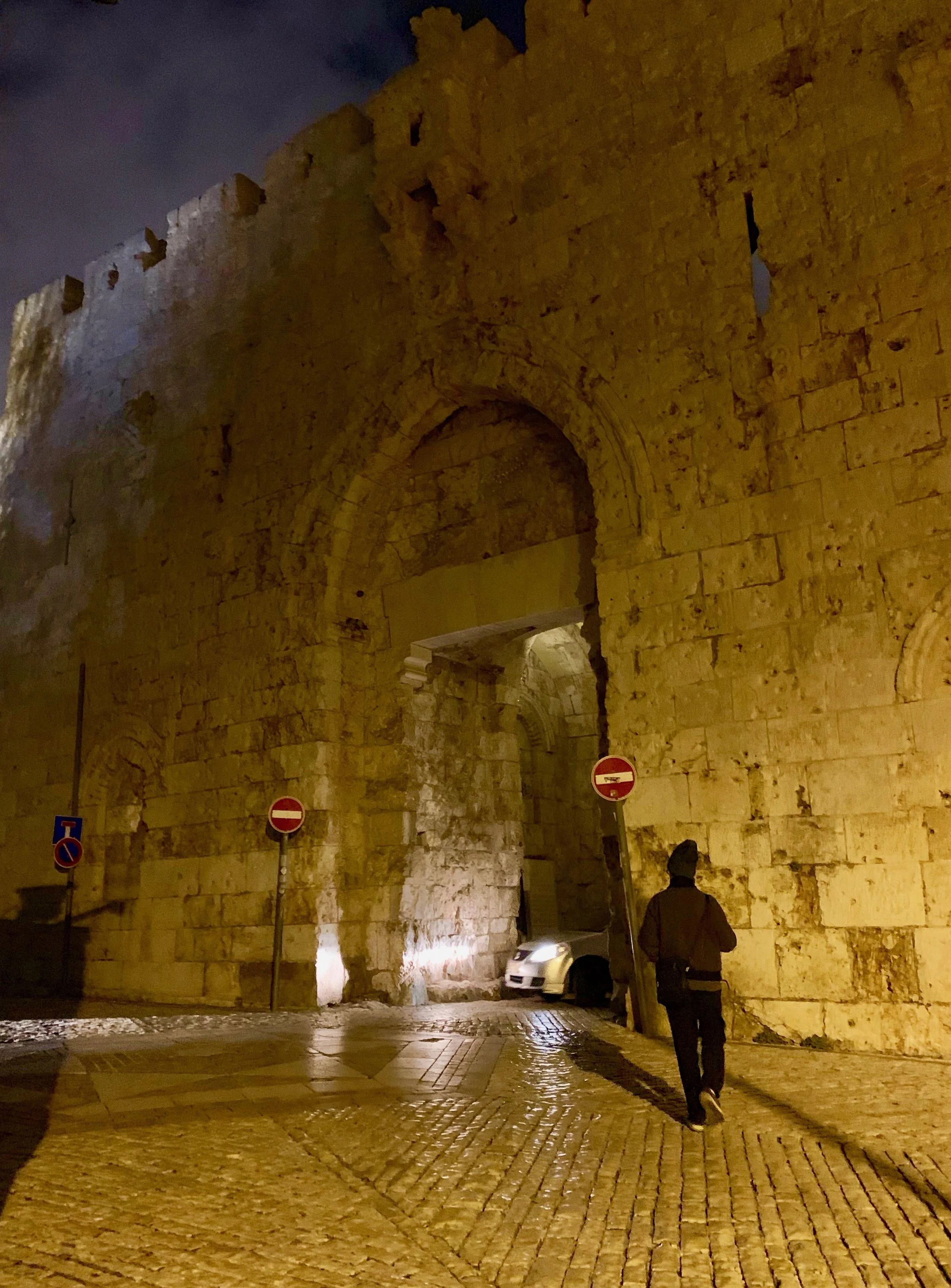 Into the Old City-Jerusalem 
