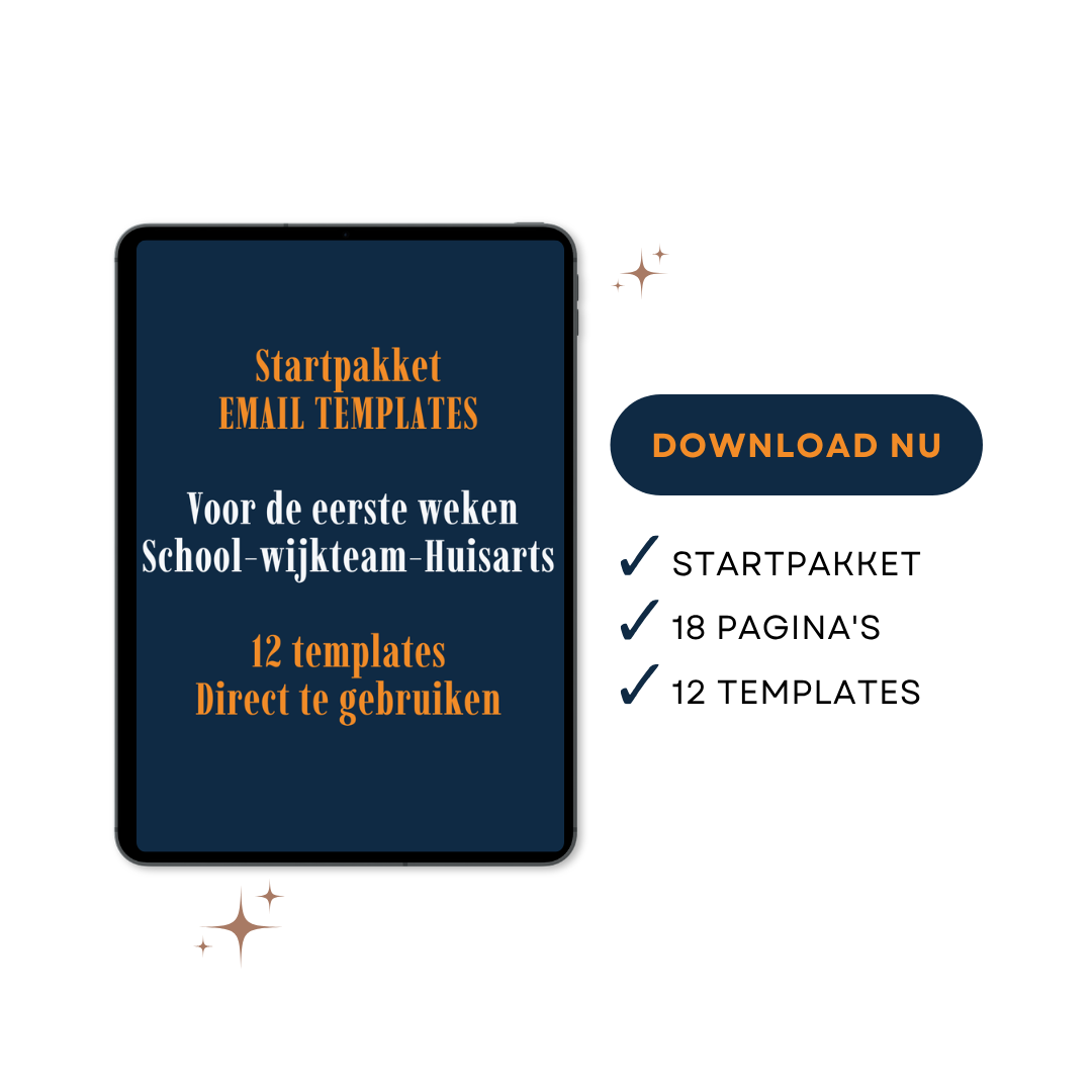Email Start Pakket voor ouders van thuiszitters - 12 templates