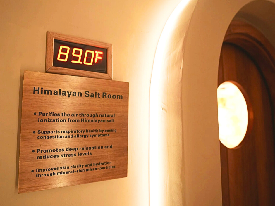 Entrance to Himalayan Salt Room
