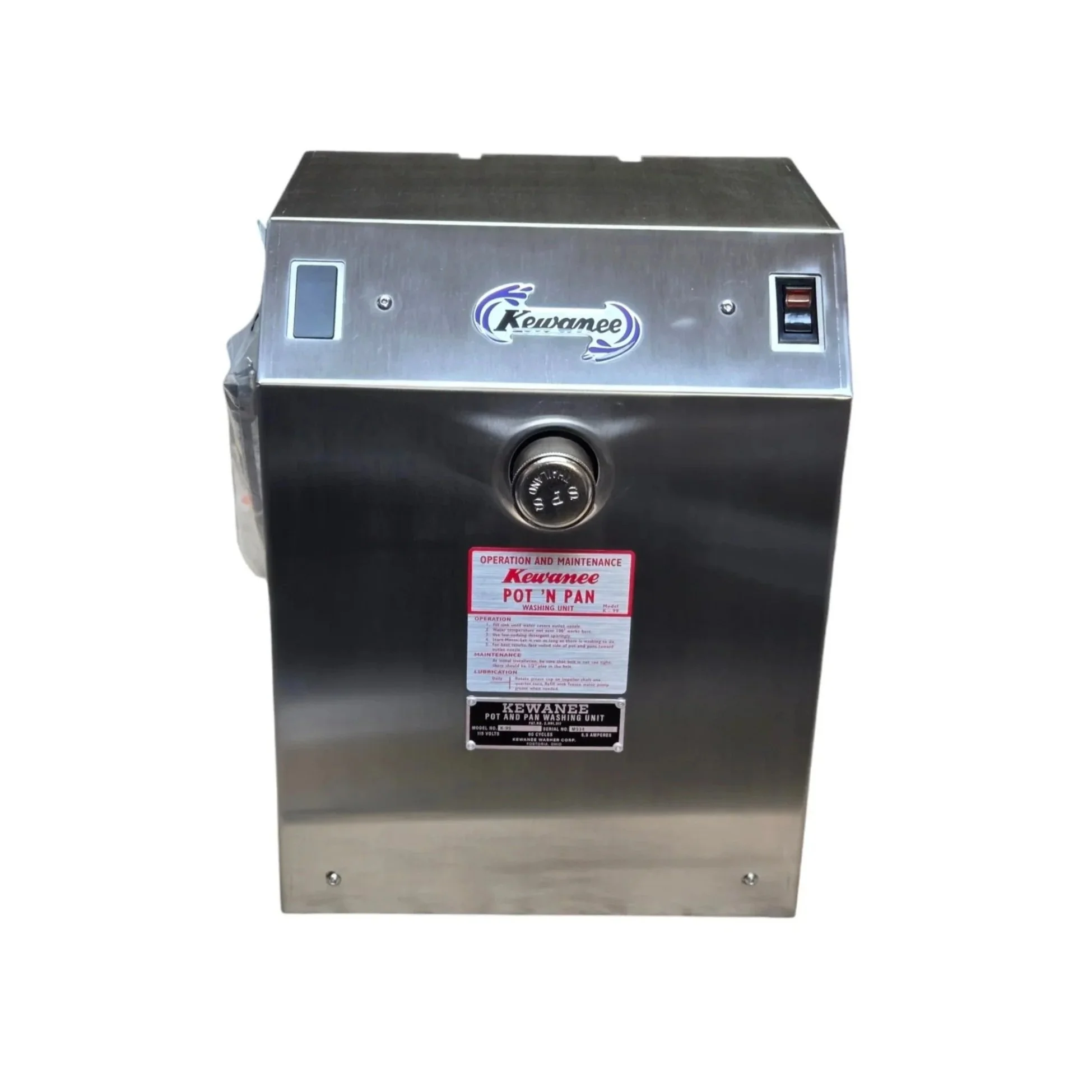 K-99 Kewanee Commercial Dish Washing System