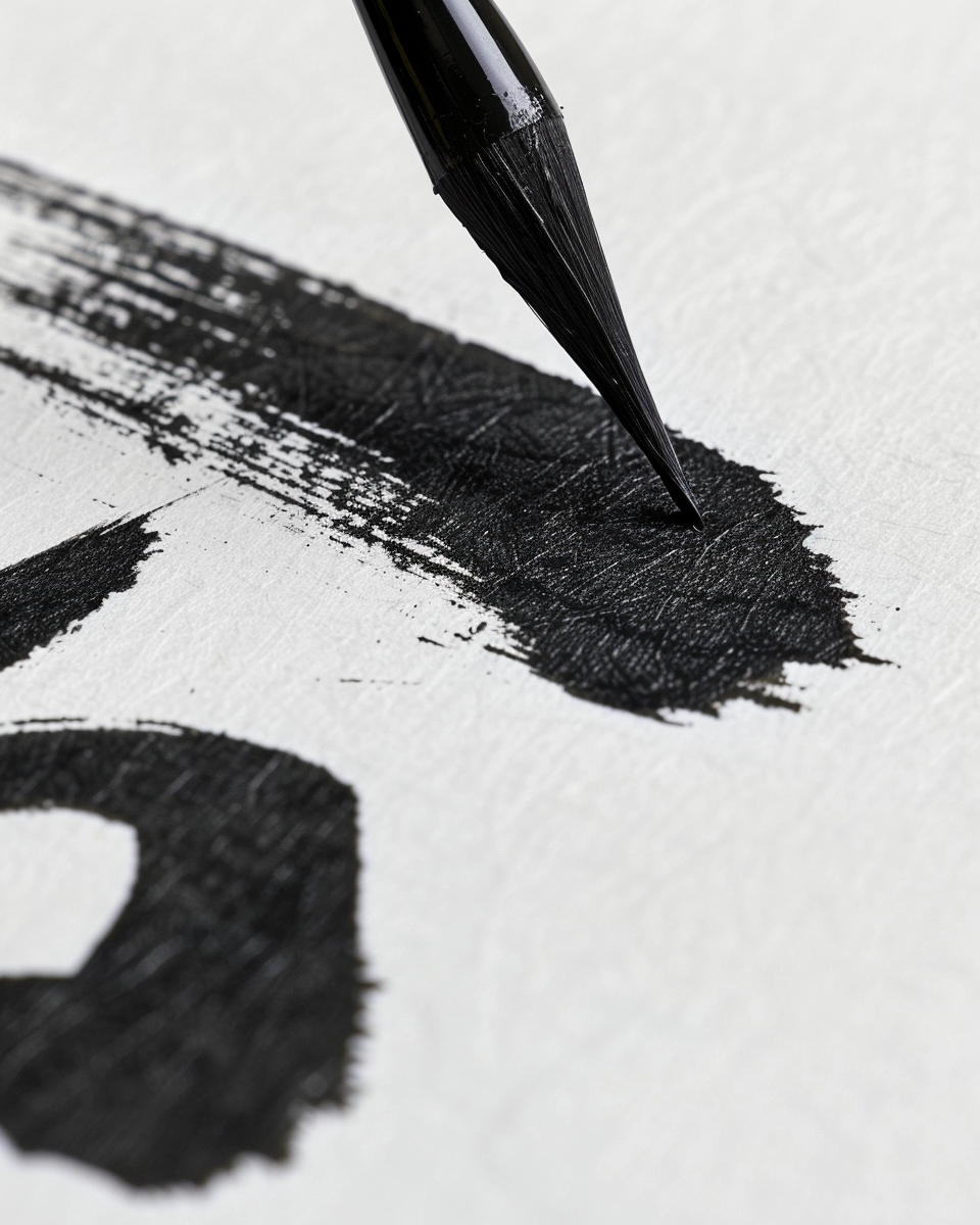 Korean heritage aesthetics at Laurel Studio — traditional ink art reflecting our philosophy of quiet precision in modern skincare design