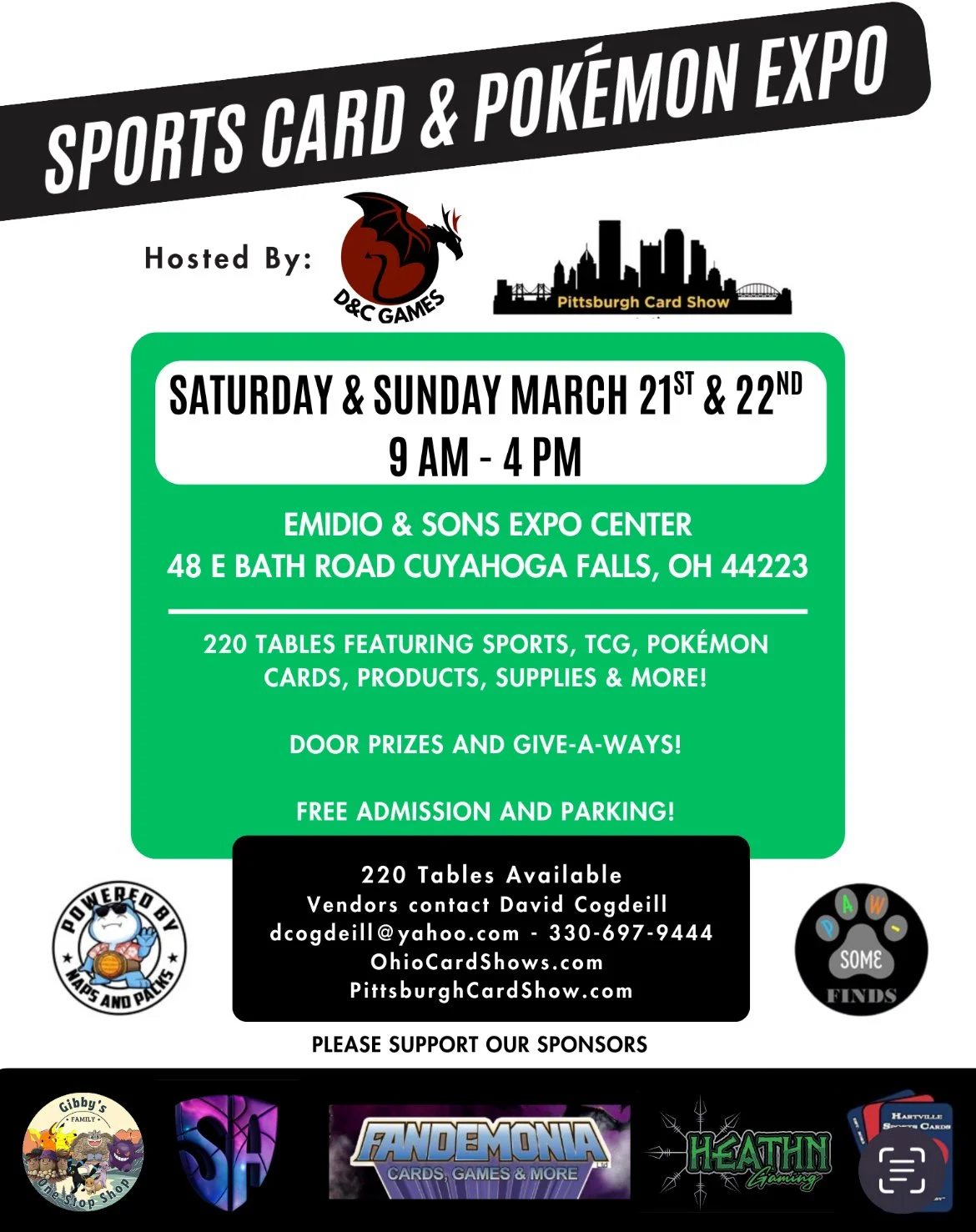 Sports and Pokemon expo