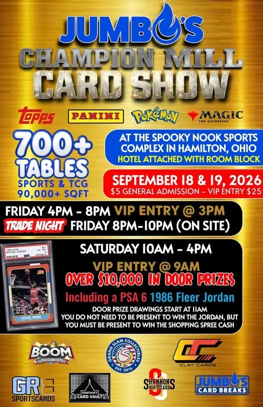 Jumbo's Champion Mill Card Show