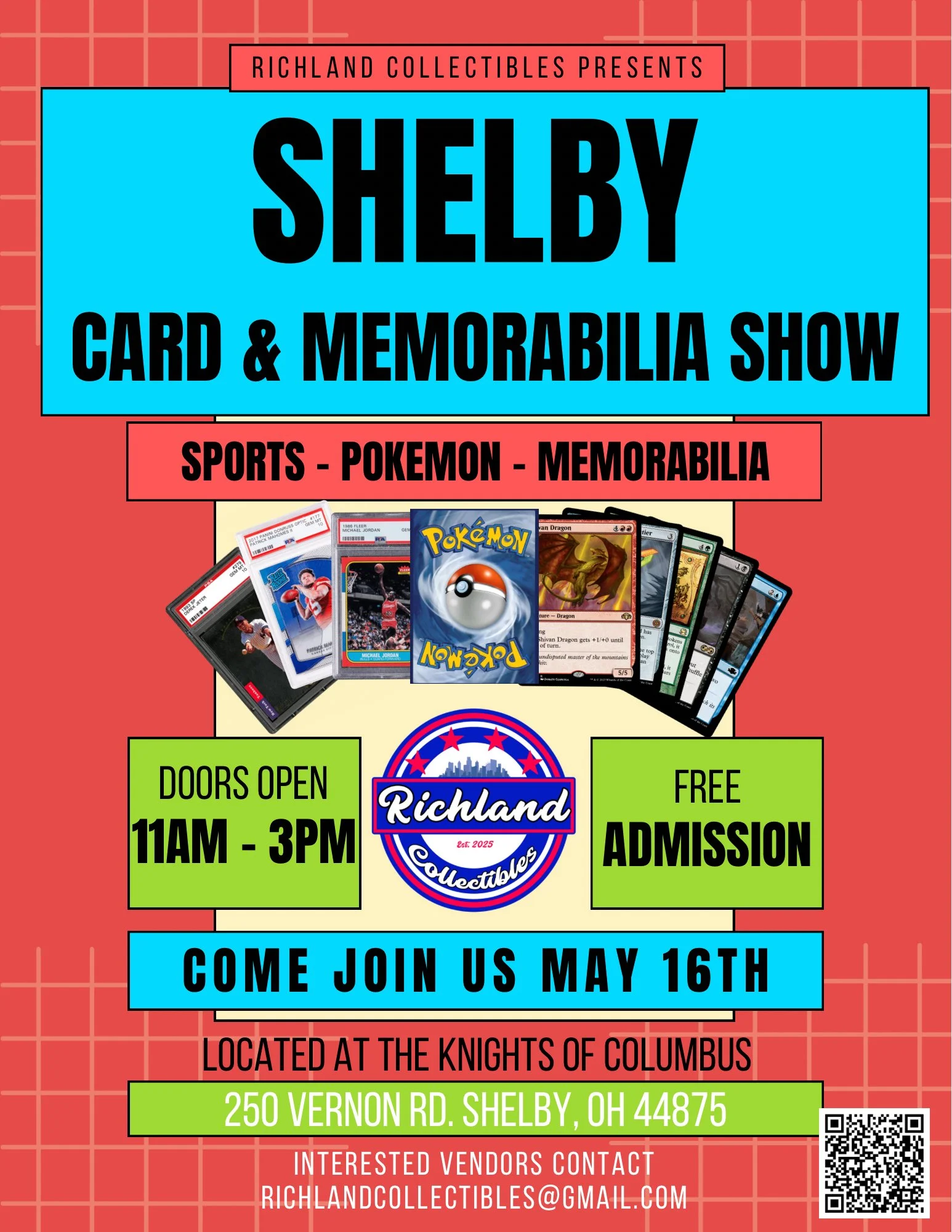 Shelby card and memorabilia show