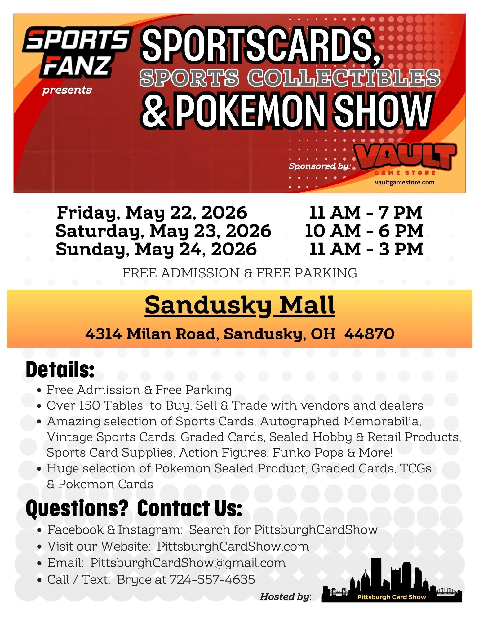 Sports cards, Sports Collectibles and Pokemon Show