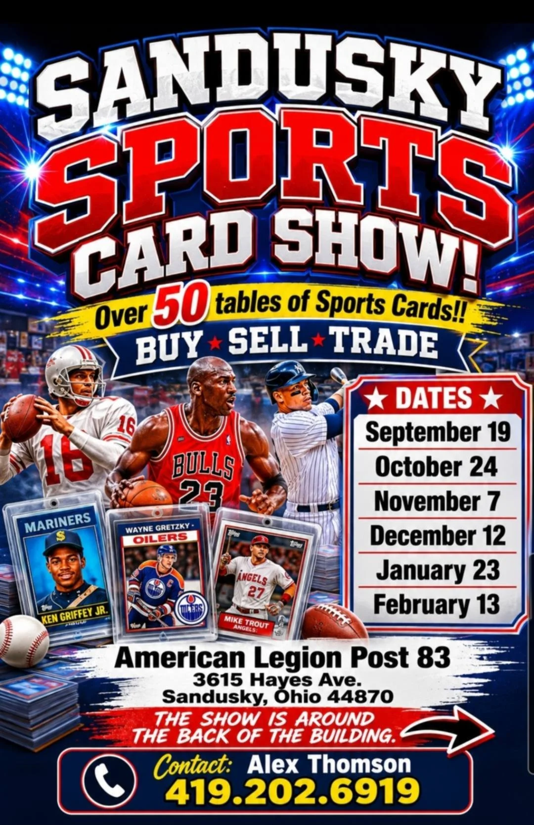 pokemon card shows ohio July 12th Cincinnati, Ohio AMERICAN LEGION SPORTS CARD and TCG SHOW Don't miss out, Sunday July 12th come grab your collectibles or spend your ready for baseball Save your money for the