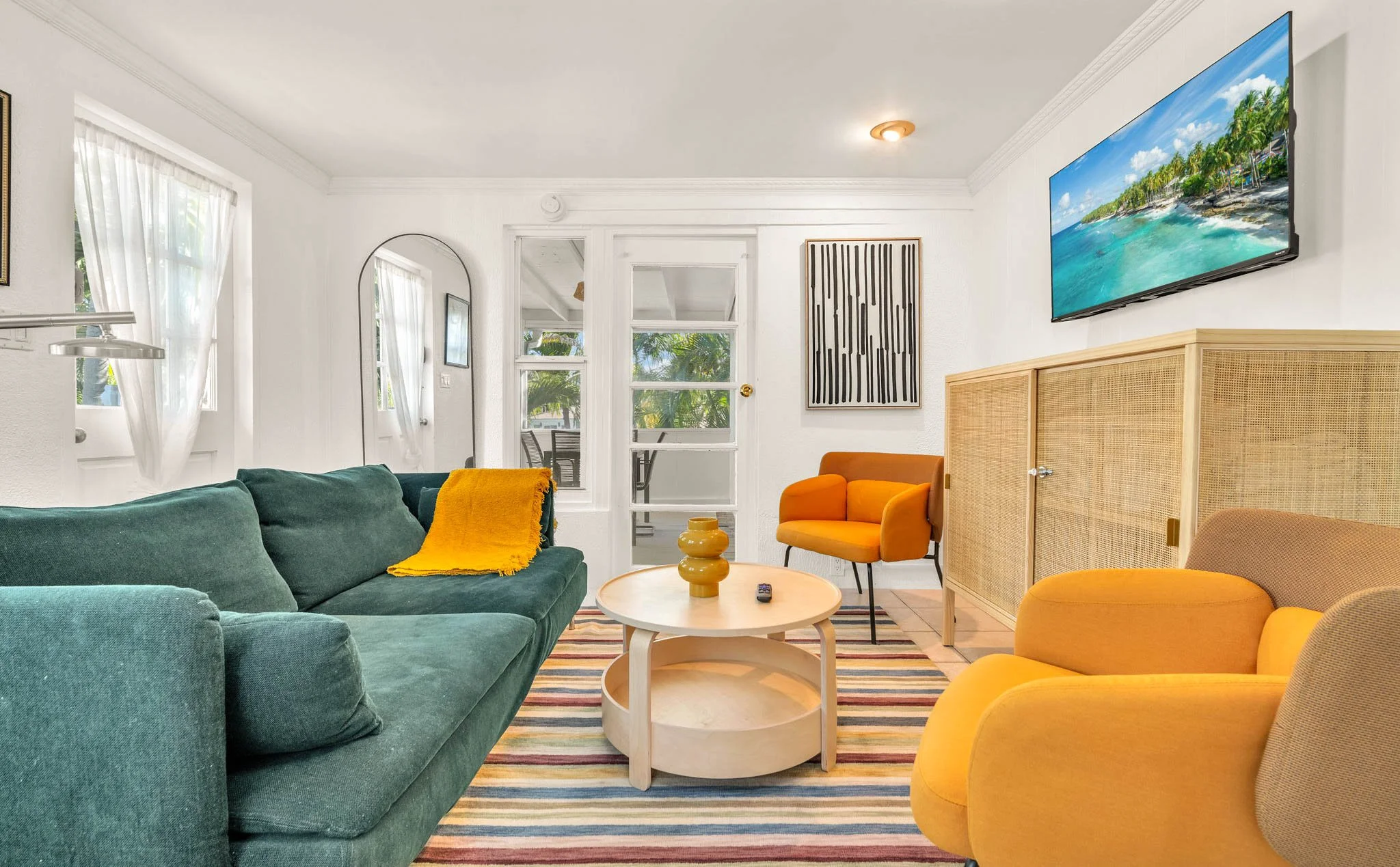 canal waterfront airbnb apartment Oakland Park boho