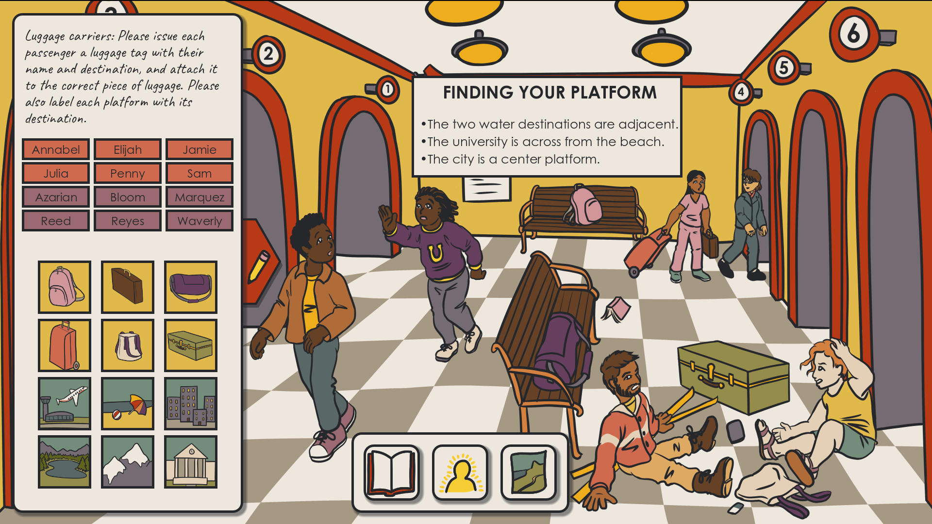 Deductopia - Train Station