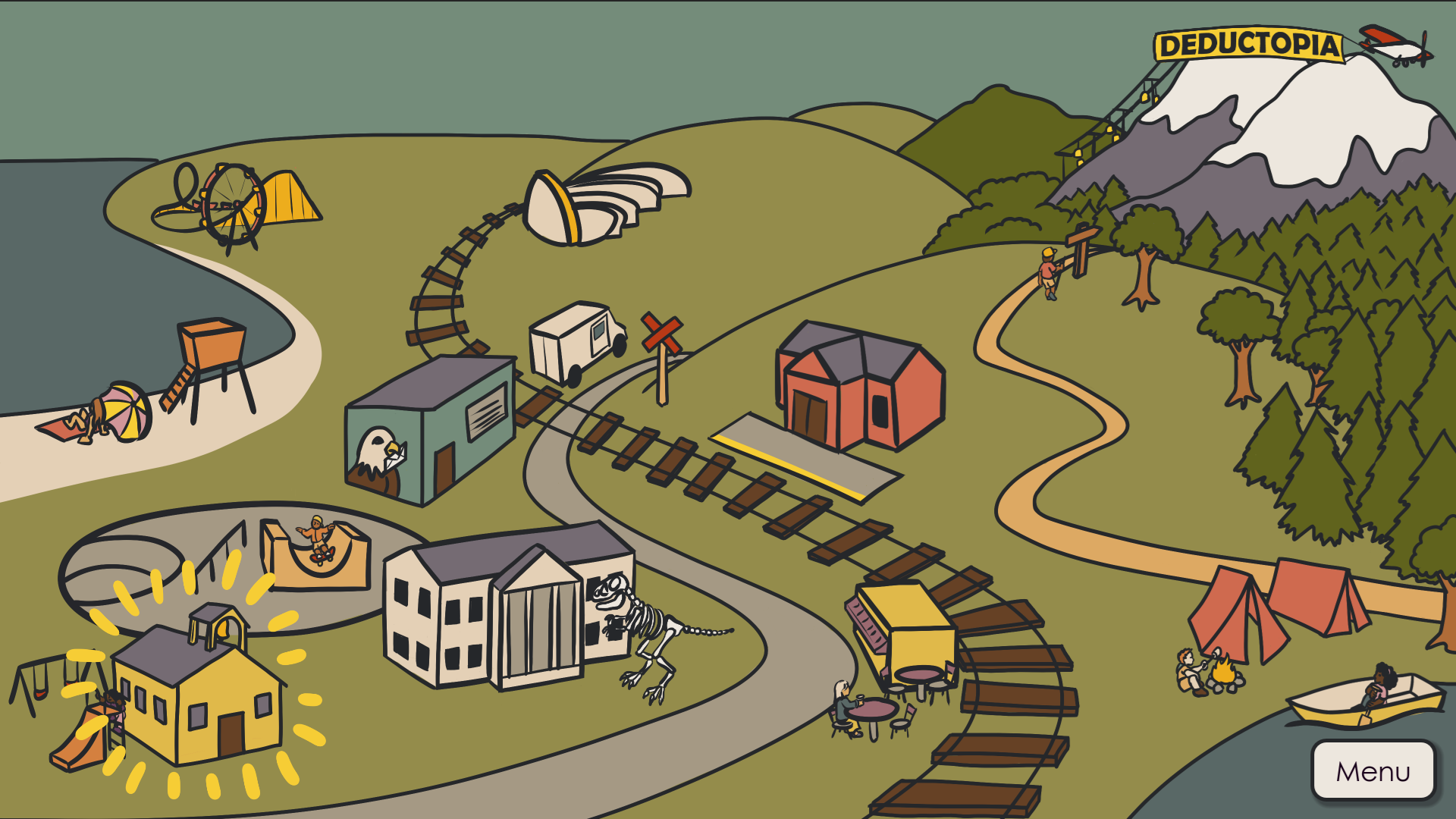 Deductopia - Map