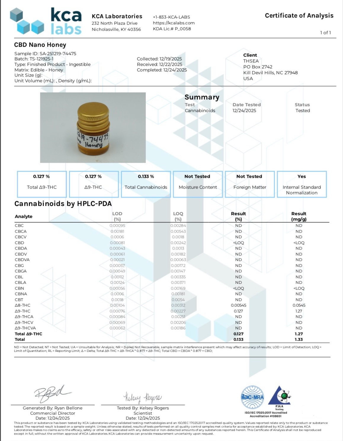 CBD Nano Honey SA-251219-74475