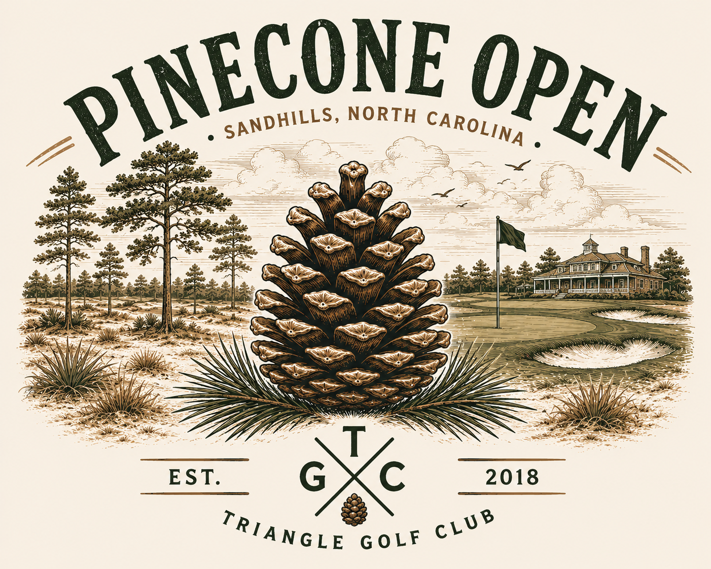 Pine Cone Open