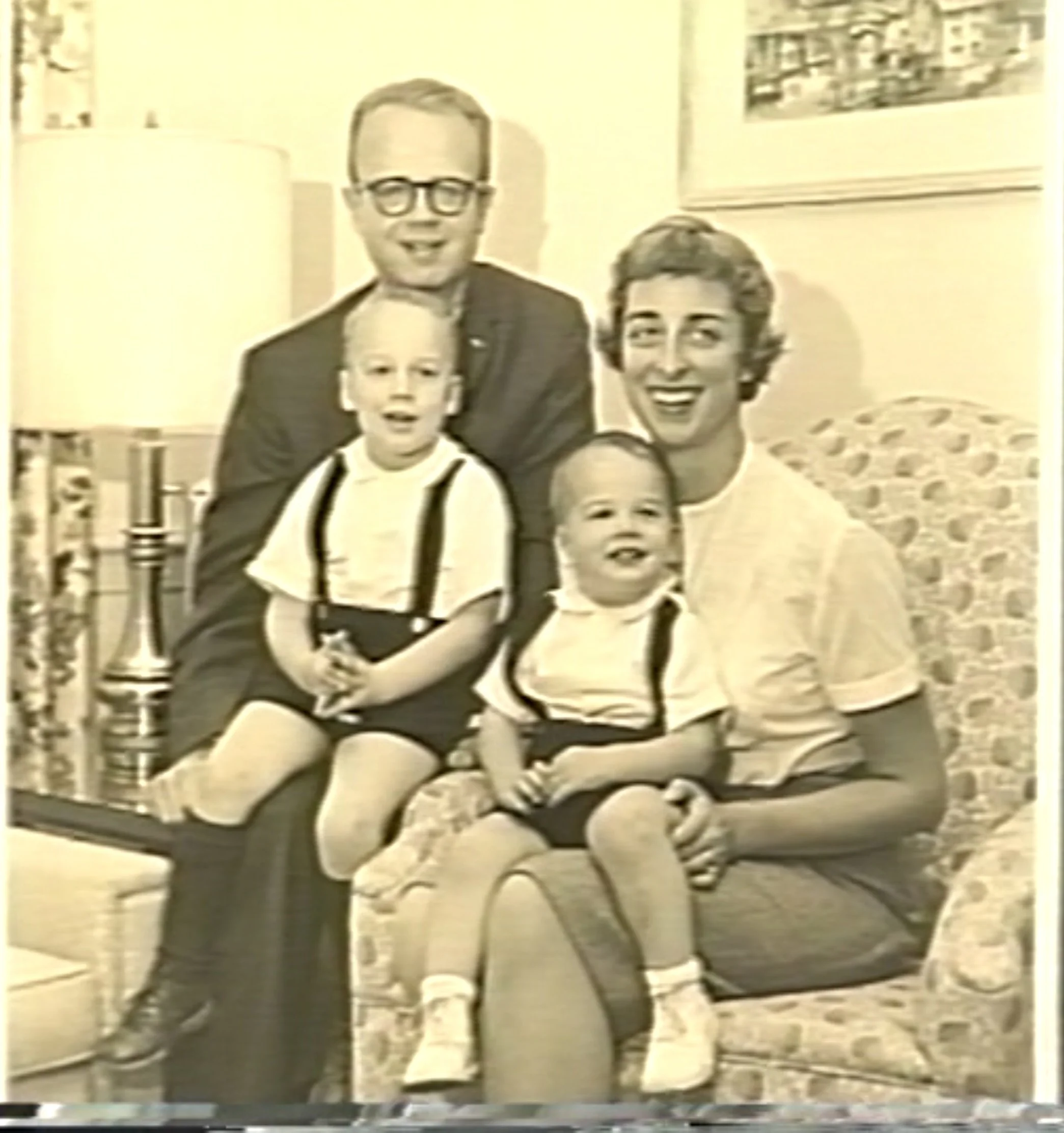 My grandparents, father, and uncle as children