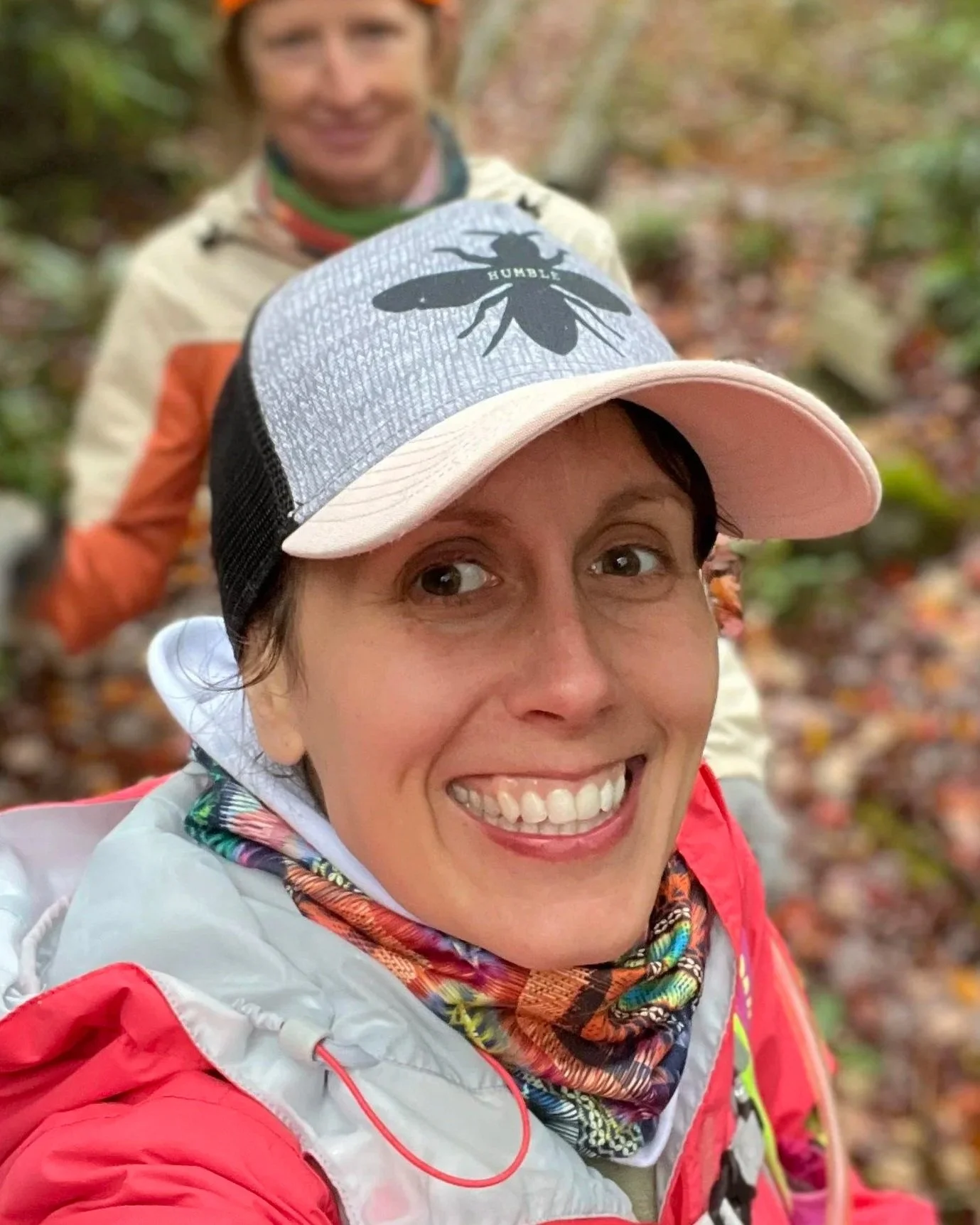 Kate smiling on a hike