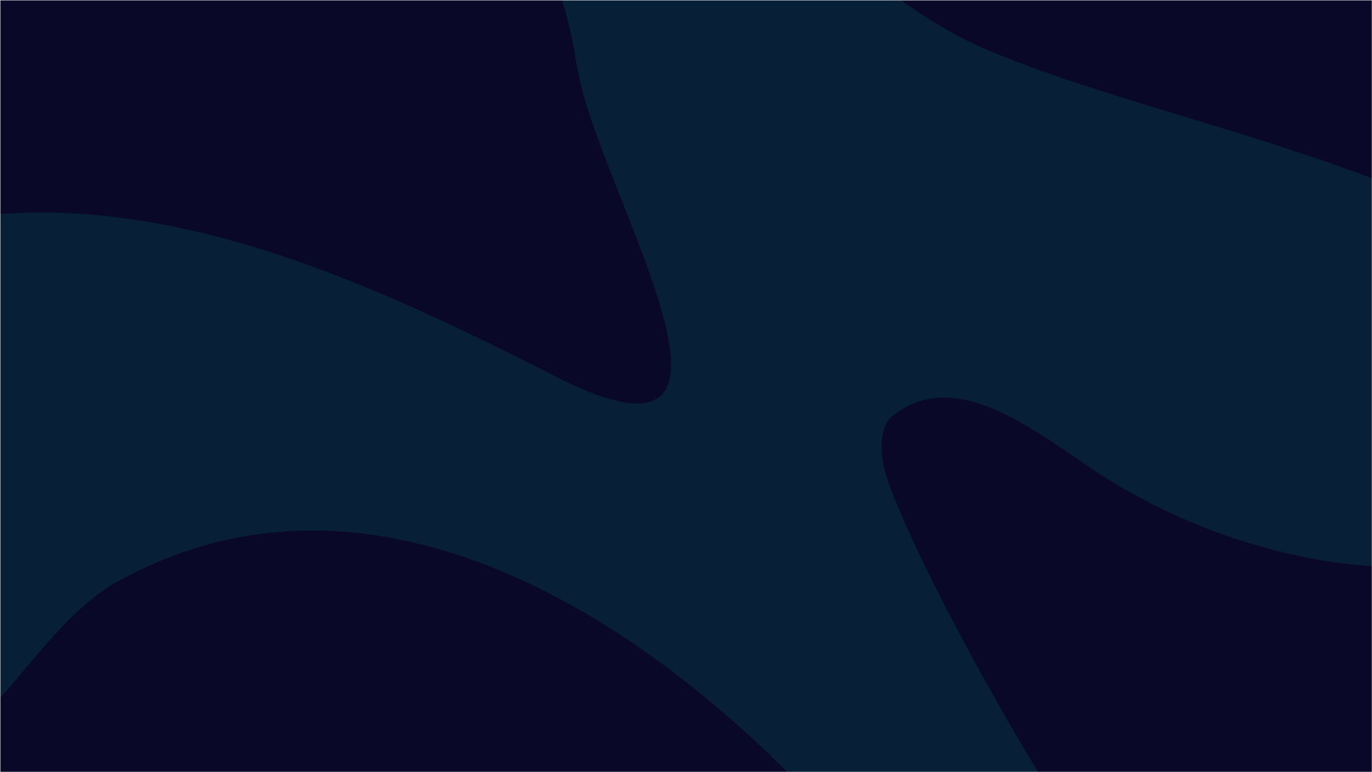 Dark blue abstract background with curved shapes.