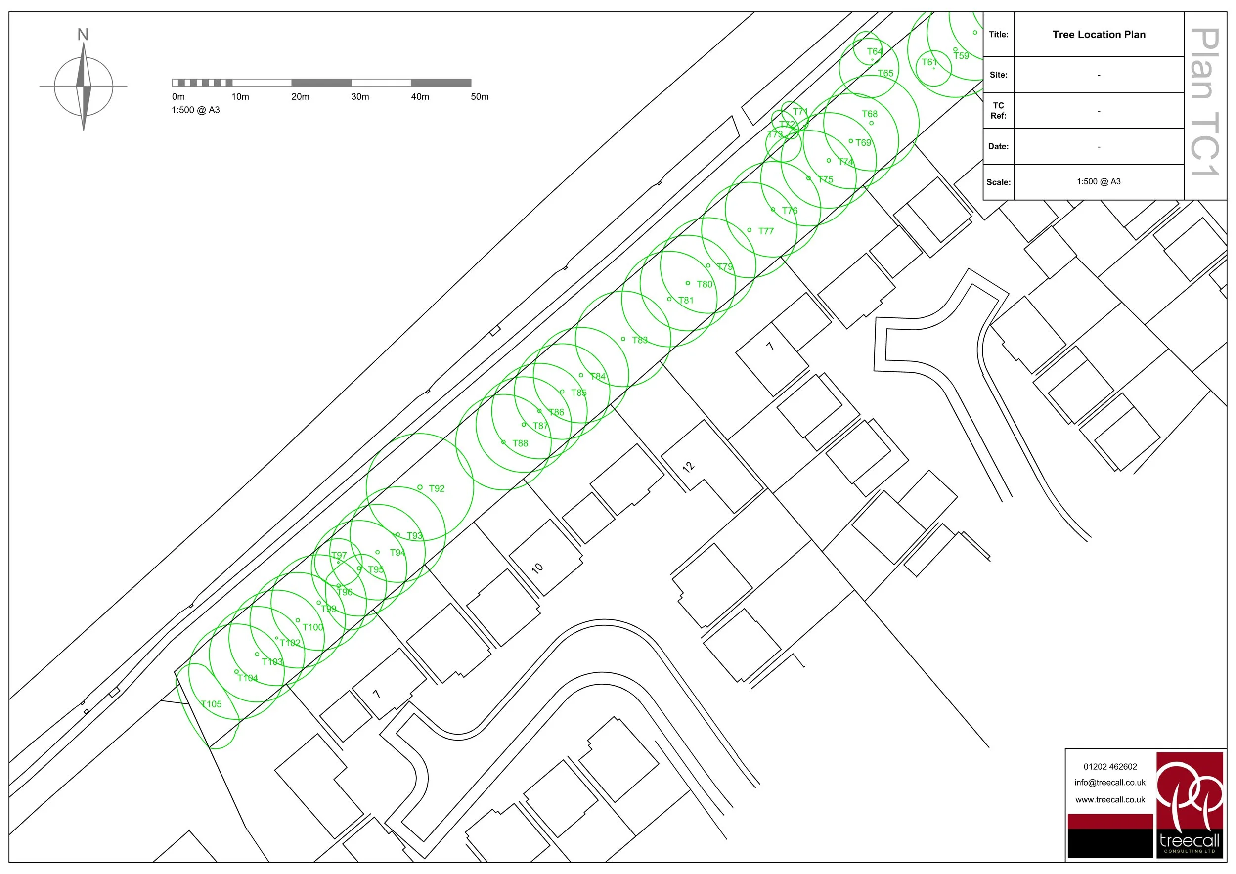 Tree safety survey plan.