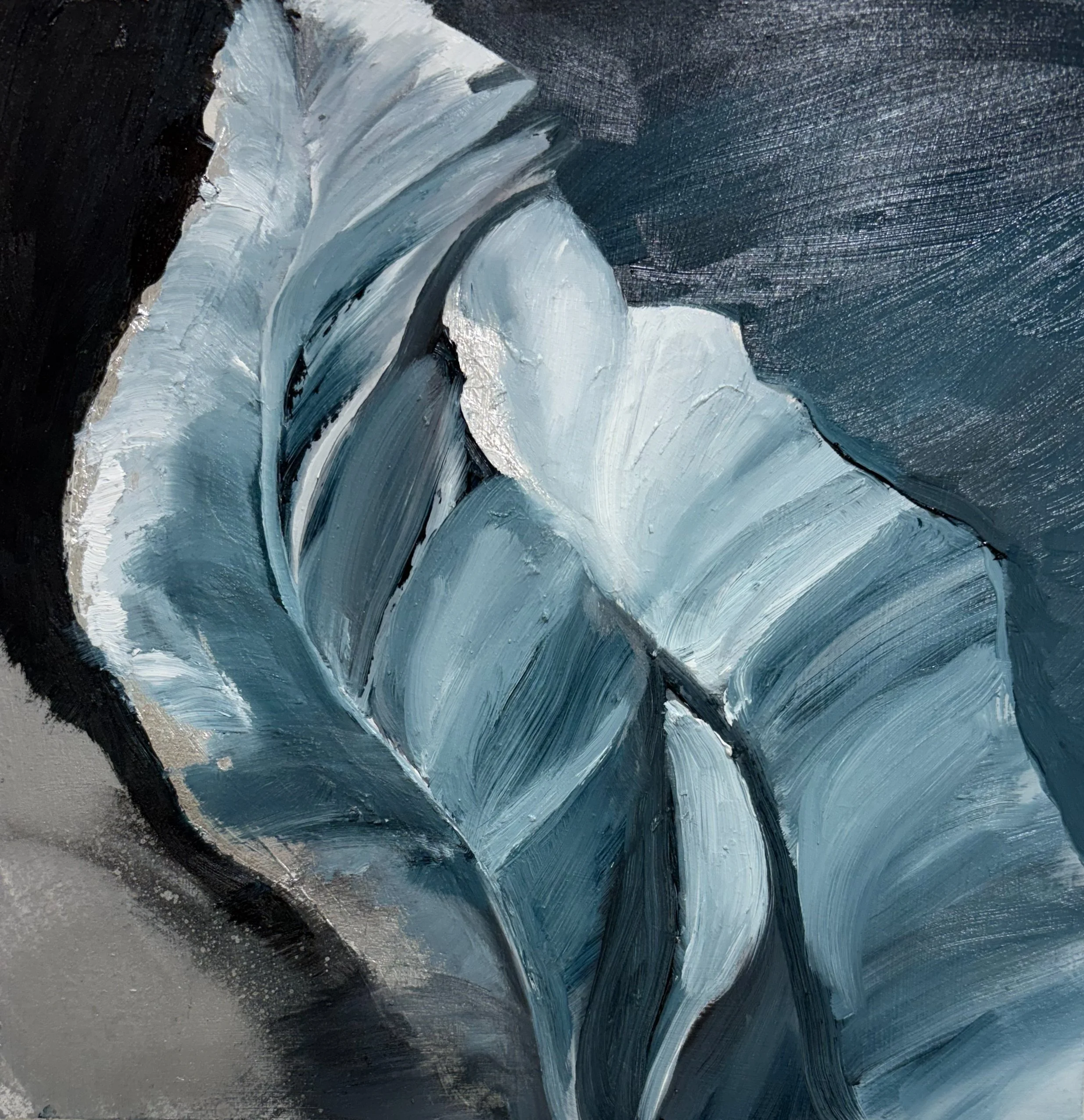 Silver Wing
20 x 20 cm
Oil & Silver Leaf on board