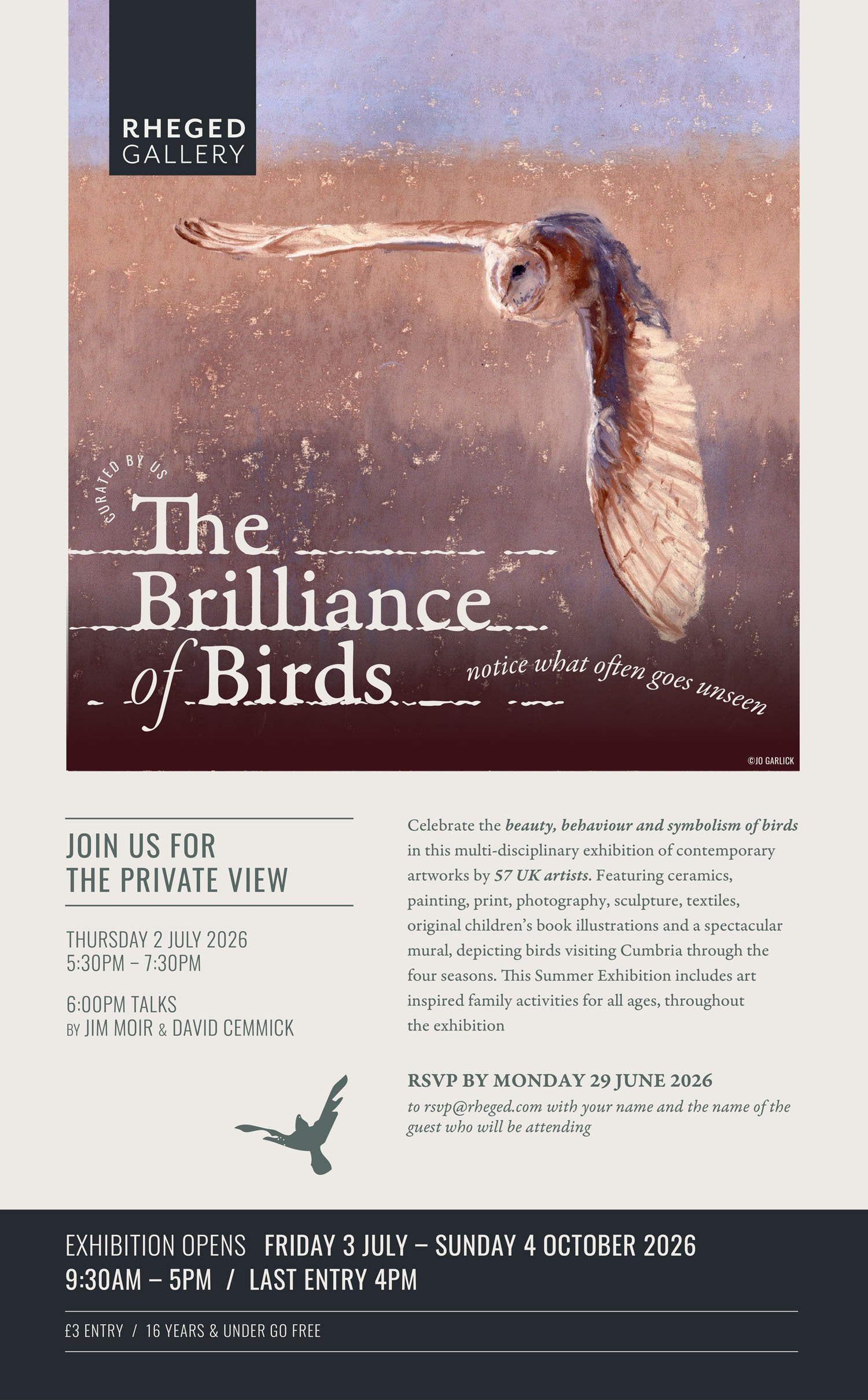 The Brilliance of Birds preview invite