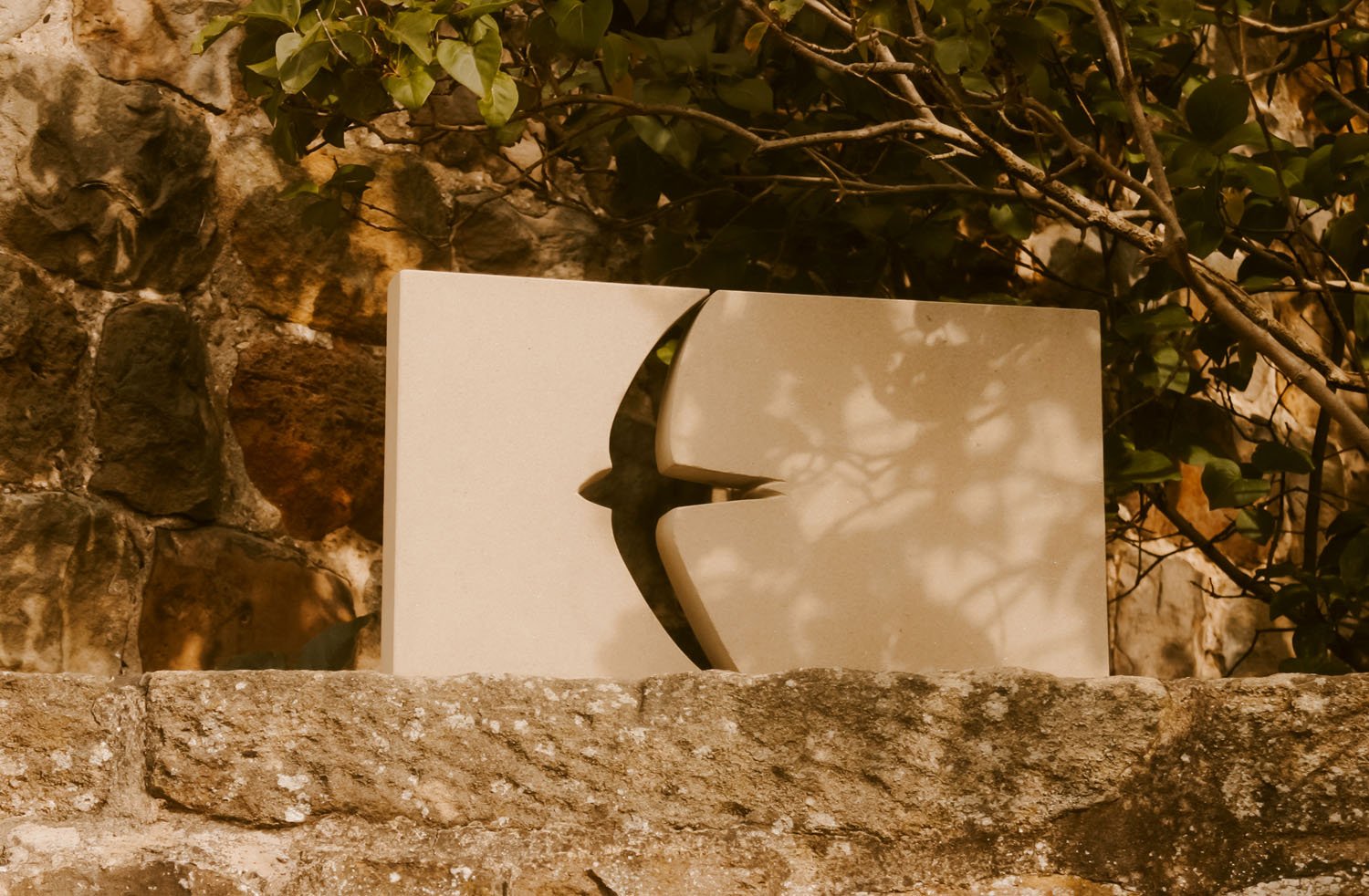 Swift carved in stone for the Masham Swifts Sculpture project