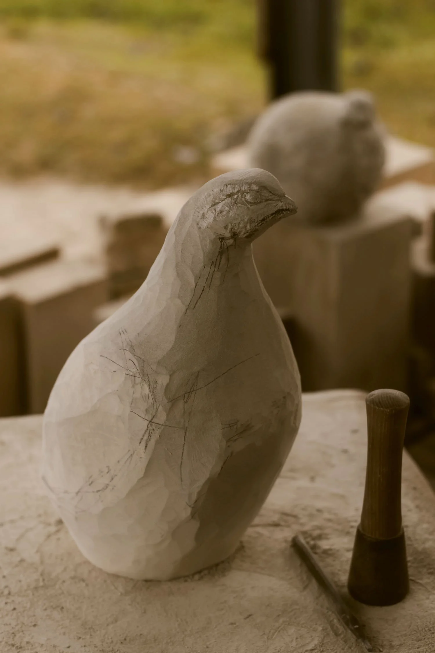 Bespoke Grey Partridge sculpture