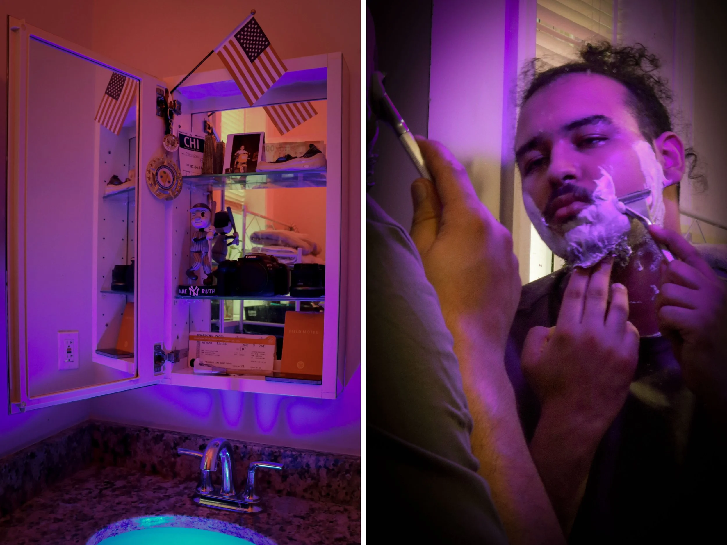 BECOMING (2026) - Self-Portrait Diptych