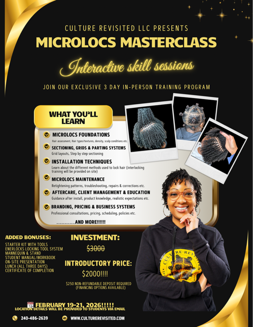 Microlocs Masterclass