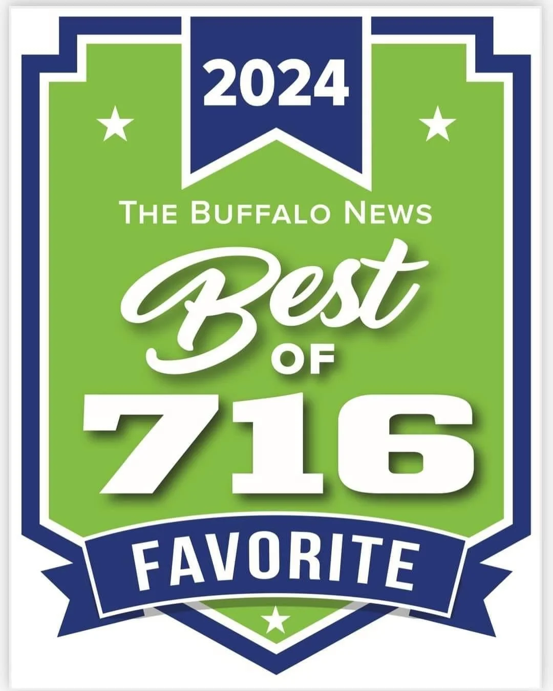 A badge from The Buffalo News listing their 2024 favorite best of 716. DJ MICHAEL KHOURY - BUFFALO ROCHESTER DJ