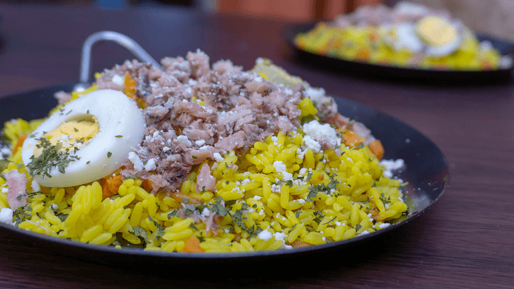 Valencian rice with sardine