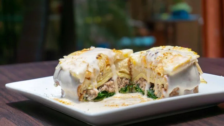 Croque madame sandwich