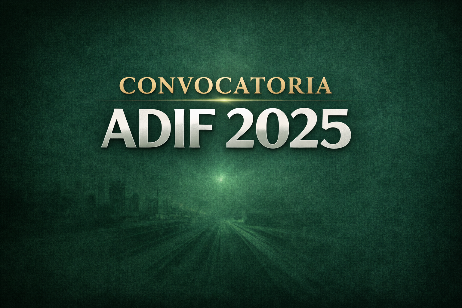 Convocatoria Adif 2025 “en proceso de resolucion”