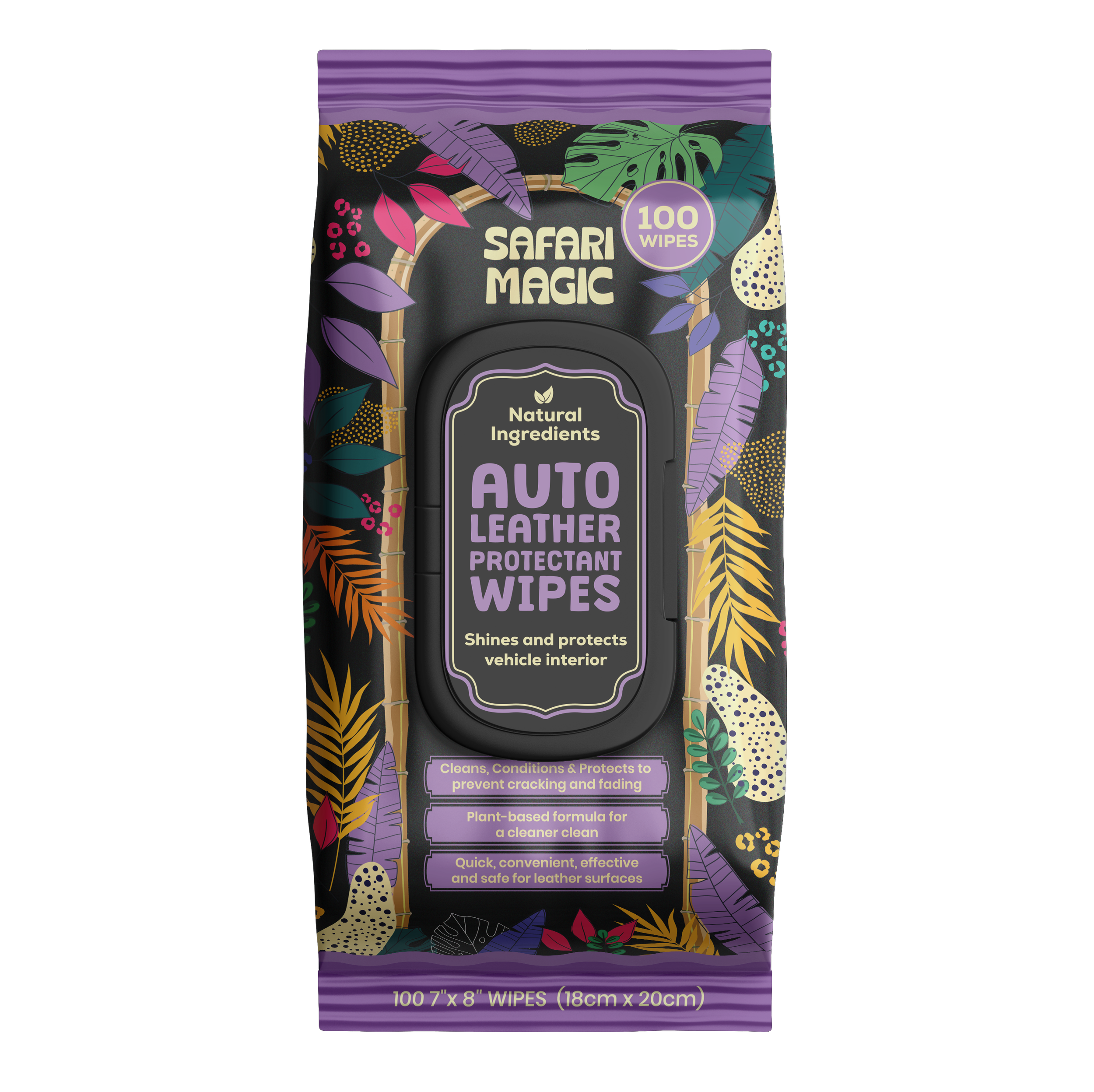 Auto Leather Cleaning & Protectant Wipes