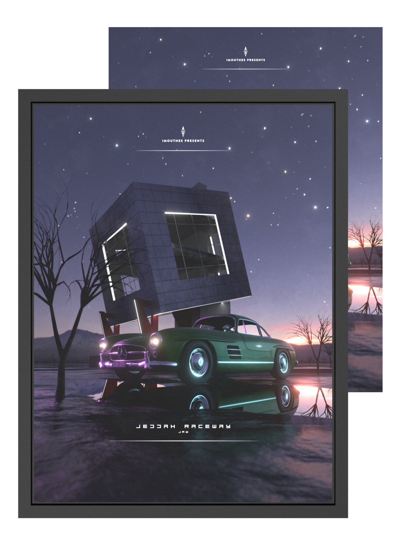 Jeddah Raceway Canvas, لوحة كانفاس جدة ريس واي