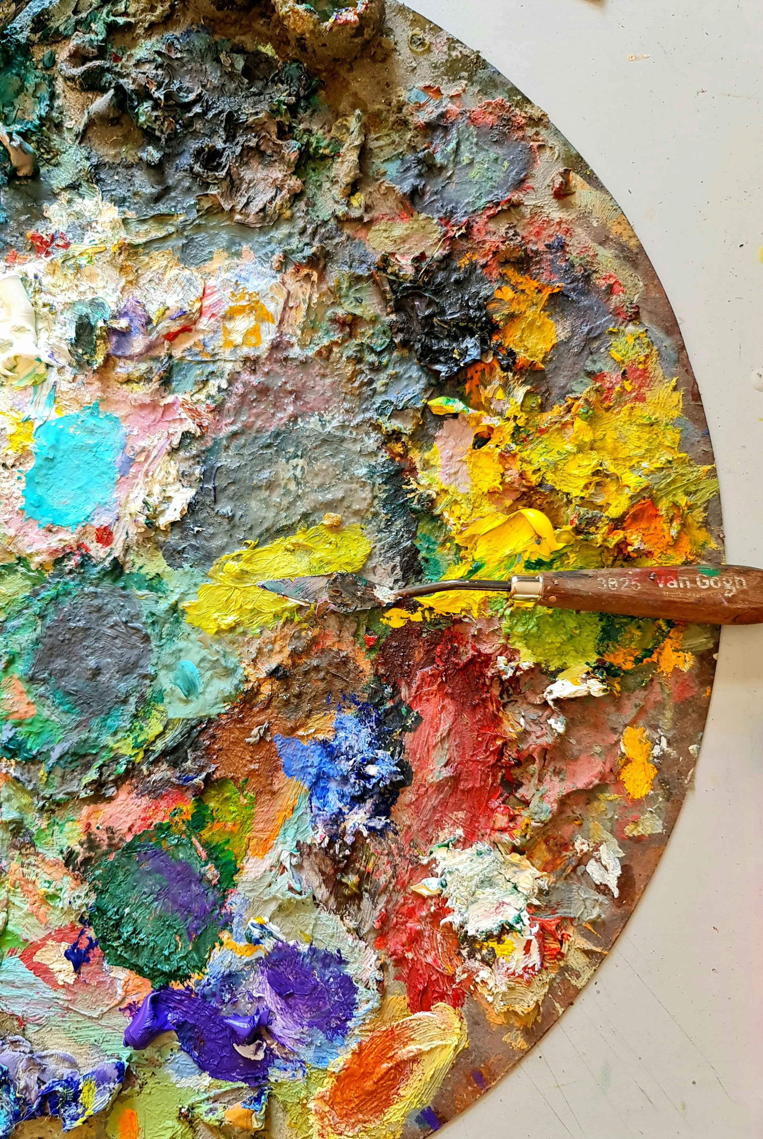 How to set up your oil painting palette