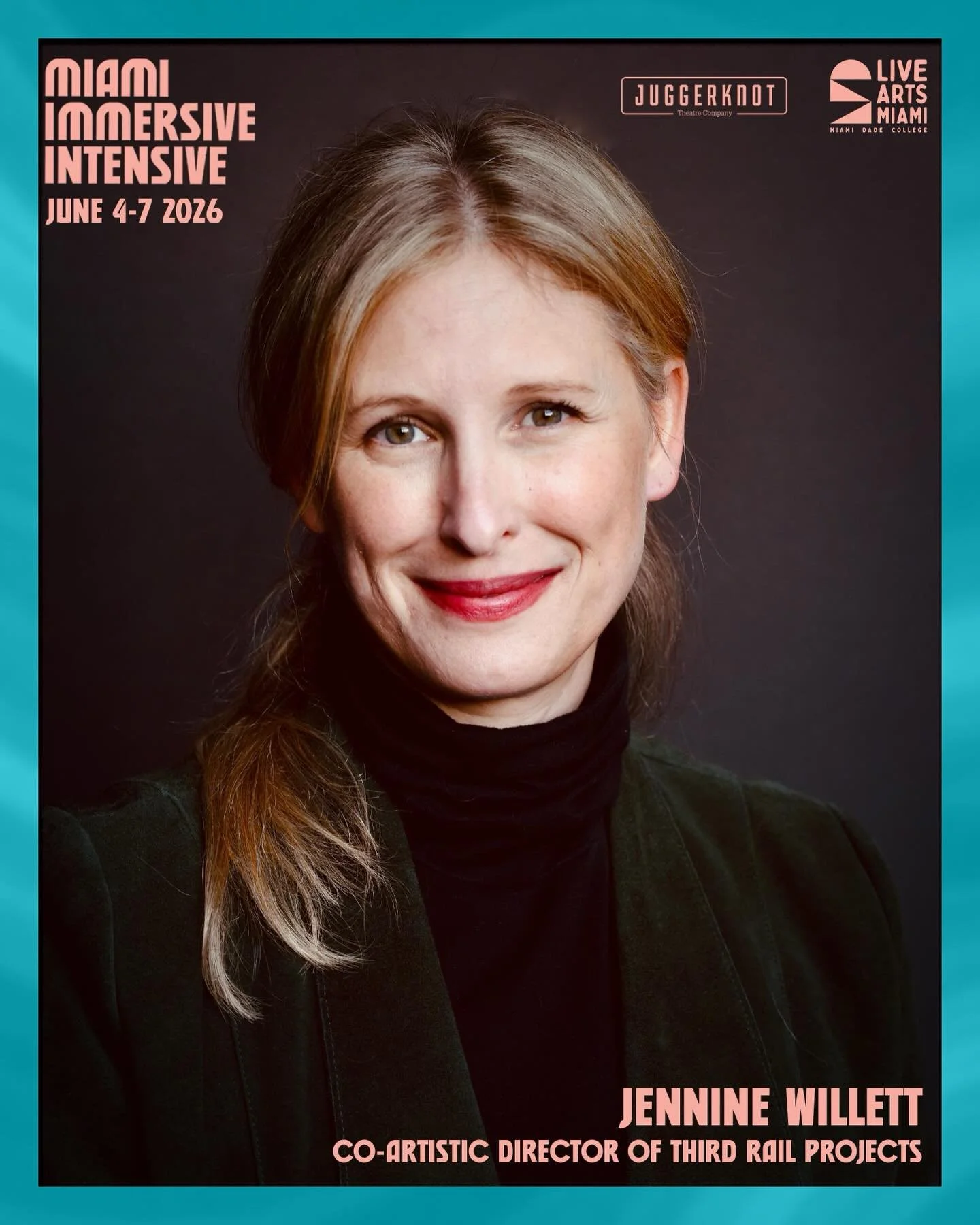 Jennine Willett joins MII 2026 📣
Co-Artistic Director of @thirdrailprojectsnyc 

Jennine is one of the creative forces behind Then She Fell and some of the most celebrated immersive work of the last two decades. Her practice centers on story as a ca
