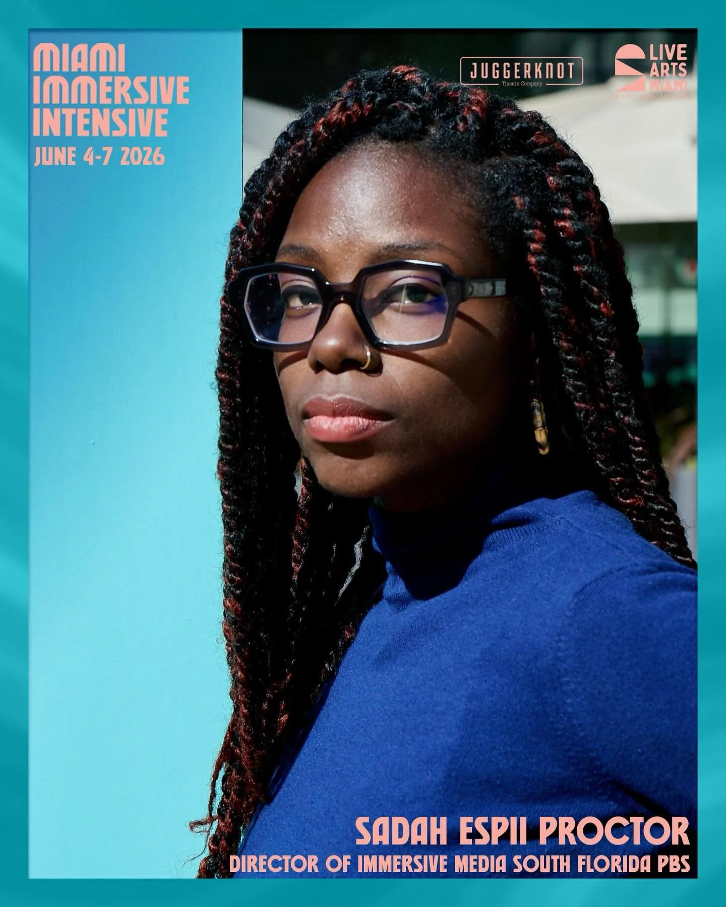 📣Sadah Espii Proctor joins MII 2026. 
Proctor is the Director of Immersive Media at South Florida PBS and the force behind the first immersive media program in PBS history.

&ldquo;We are committed to growing a dynamic XR and immersive community acr