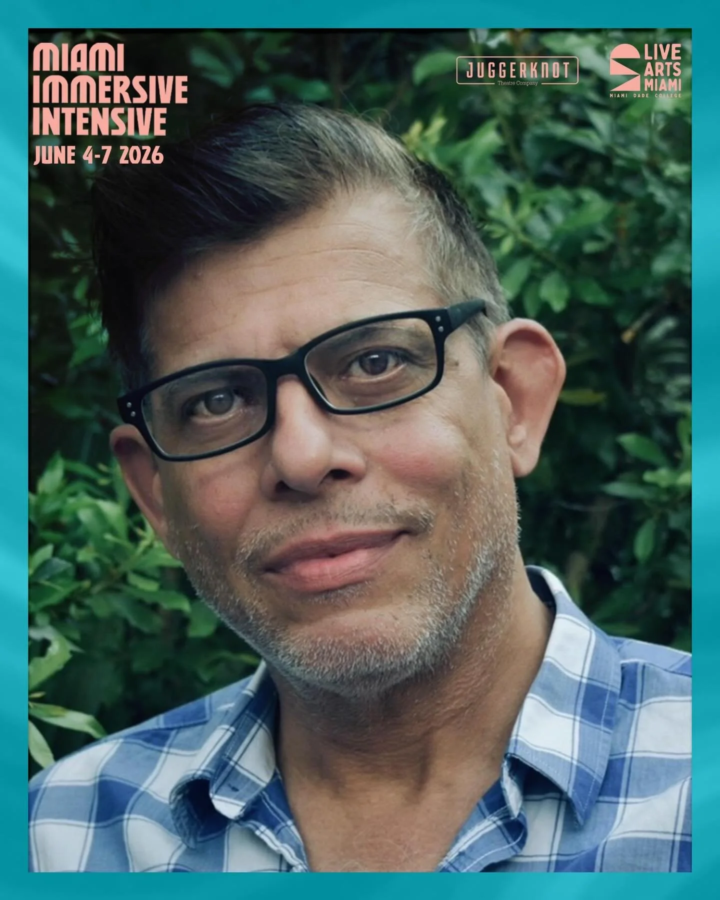 📣 Juan C. Sanchez joins MII 2026!

Juan C. Sanchez is a Cuban-born, Miami-based playwright and the creative force behind Miami Motel Stories, the immersive series that transformed historic Miami buildings in Little Havana, MiMo, Wynwood, and North B