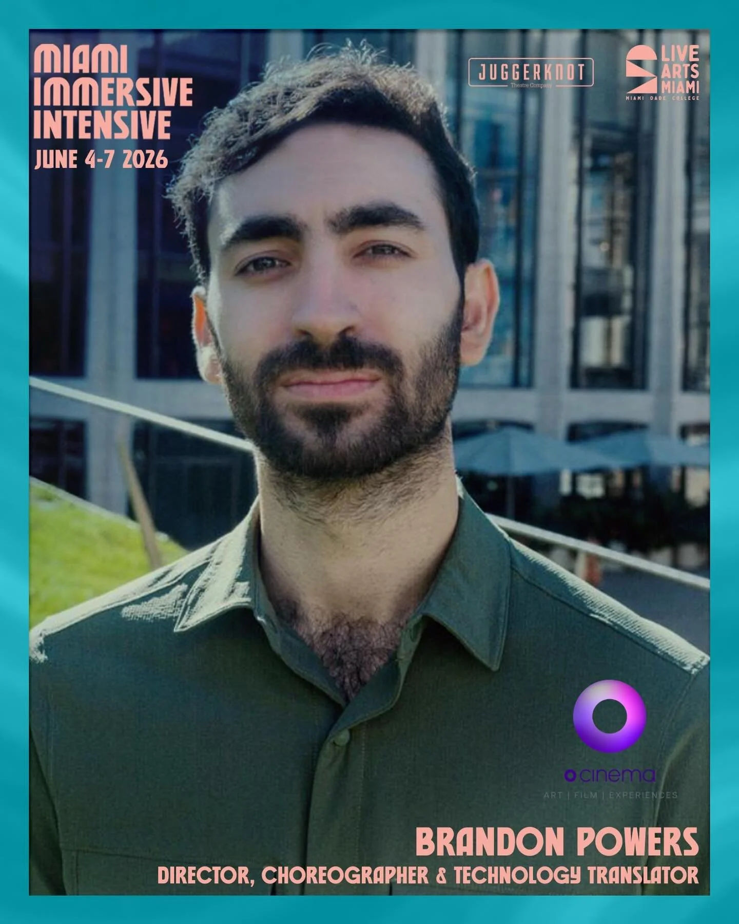 📣Brandon Powers -
Director, Choreographer &amp; Technology Translator joins MII 2026. @bpow33 

Co-founder of Pulse &amp; Pixel, Onassis ONX Studio member, Lincoln Center Collider Fellow, and one of the most innovative voices working at the intersec