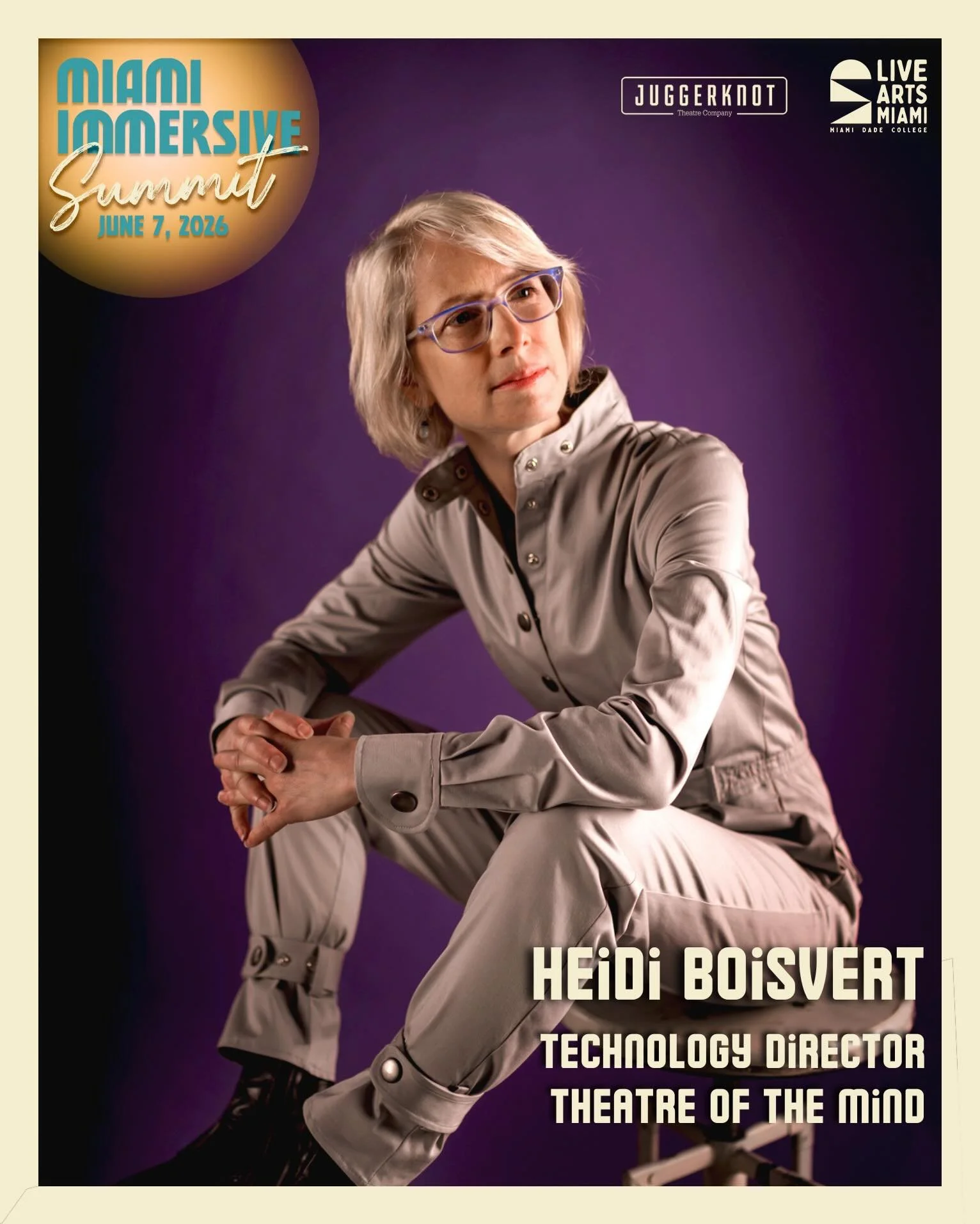 What do David Byrne, neuroscience, and the future of immersive experience have in common? Heidi Boisvert!

@hjboisvert is an interdisciplinary artist, experience designer, and creative technologist whose work lives at the intersection of neuroscience