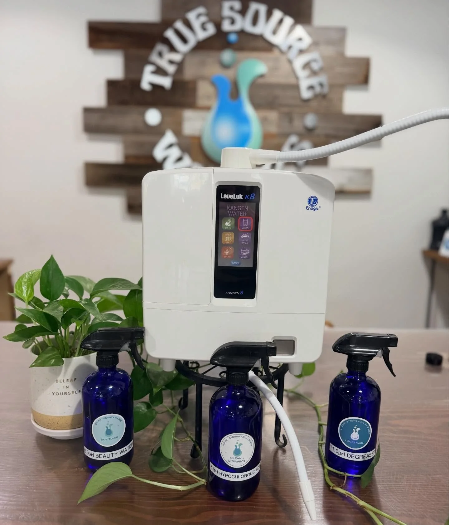 Did you know our home ionization systems are made with solid titanium &amp; platinum plates and are designed to last decades?

Our systems also produce a powerful 2.5 pH hypochlorous acid for cleaning and disinfecting as well as an 11.5 pH decreasing