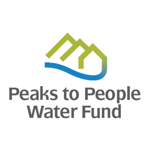 Graphic showing a green house connected to a blue water droplet, with the text 'WaterSmart' and a tagline about water conservation.