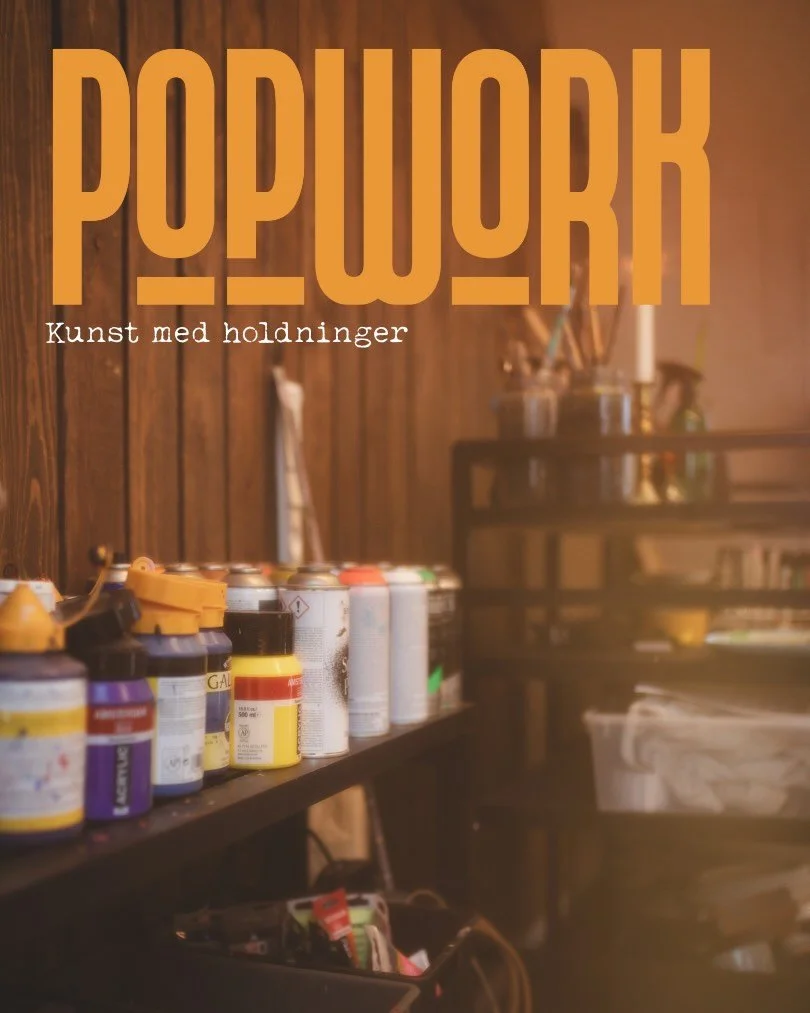 Velkommen til Popwork.dk 
Her kan du l&aelig;se og se mere om mit kunst.
F&oslash;lg med her p&aring; Instagram og se meget mere kunst med holdning og hold &oslash;je med mine Pop-up😀🎶