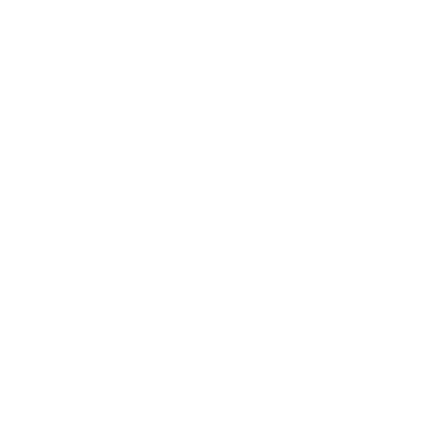 Line drawing of a hand reaching into a shopping basket on a black background.