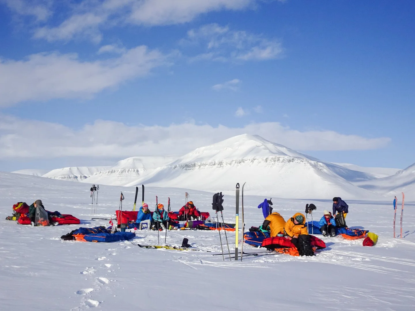 Svalbard på tvers. Svalbard East to West. Svalbard Crossing. Spitsbergen crossing. 
