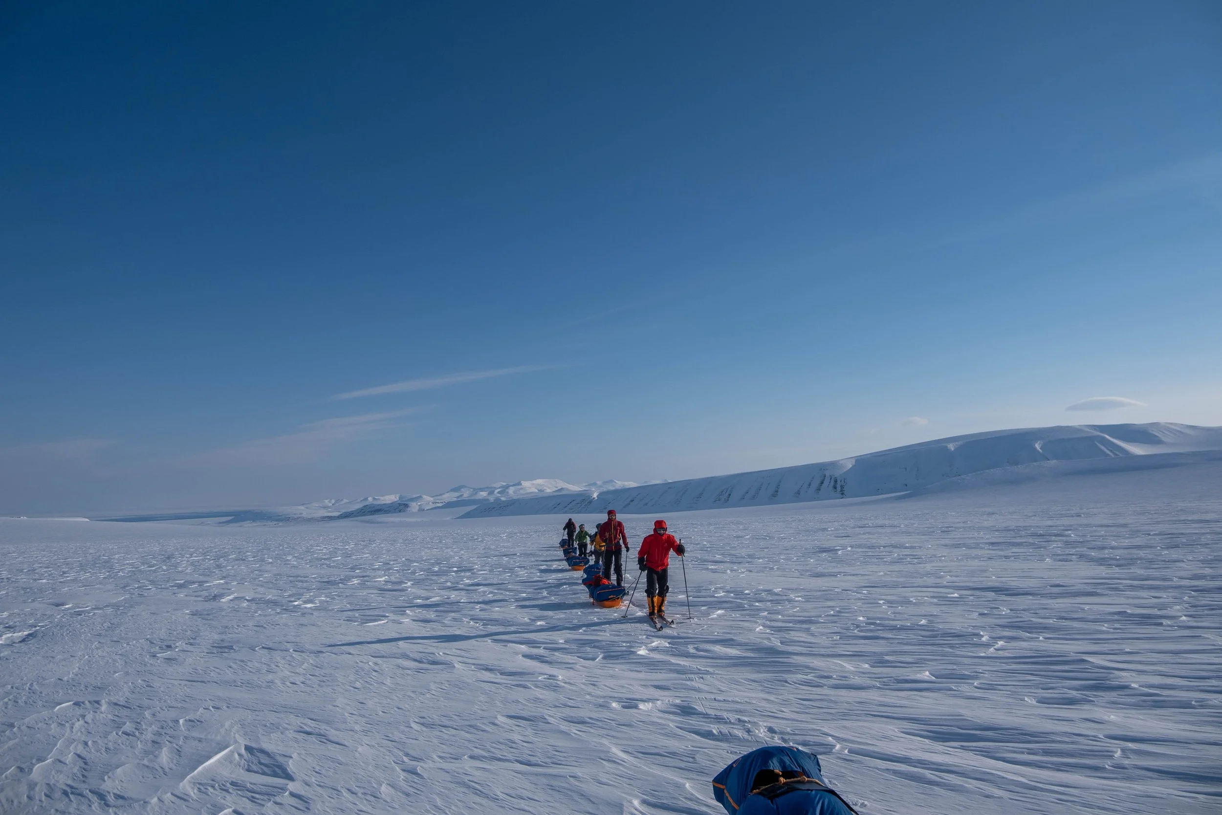 Svalbard på tvers. Svalbard East to West. Svalbard Crossing. Spitsbergen crossing. 